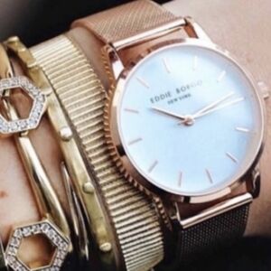 Eddie Borgo Rose Gold Watch 30mm NIB